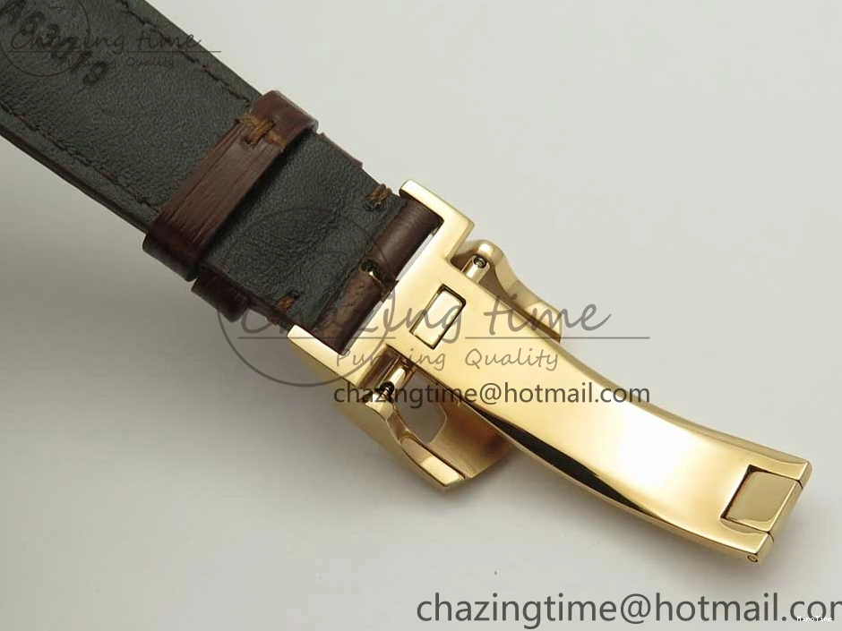 MIROTIME 0514 Portuguese Tourbillon IW5046 RG ZF Best Edition White Dial on Brown Leather Strap UrbanStyle 7144